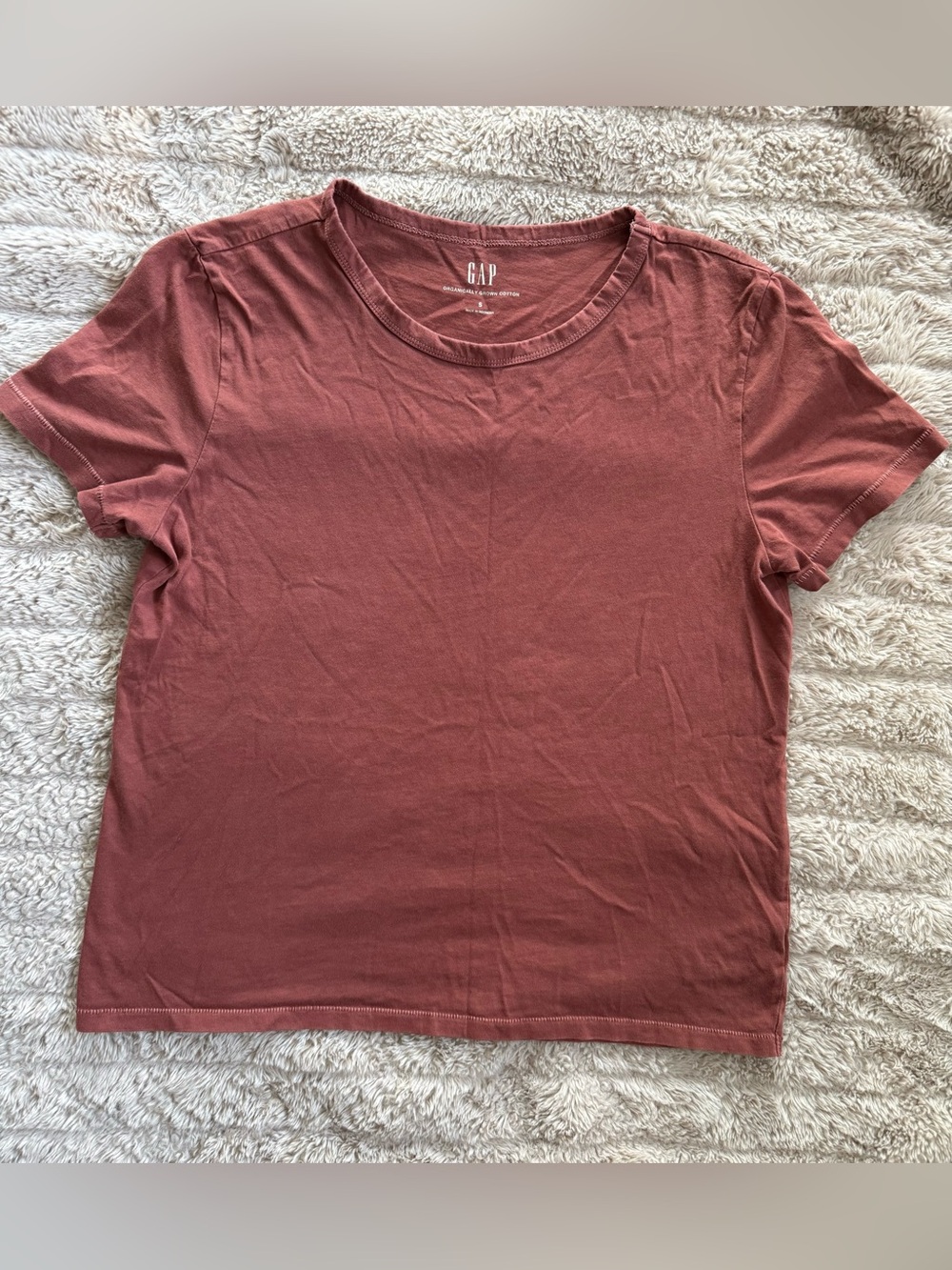 GAP Women’s Dusty Rose Crewneck Tee